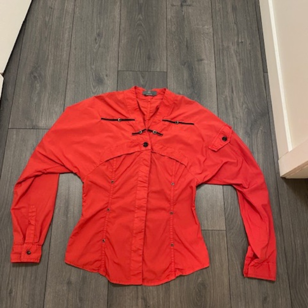 Alexander McQueen Red Blouse